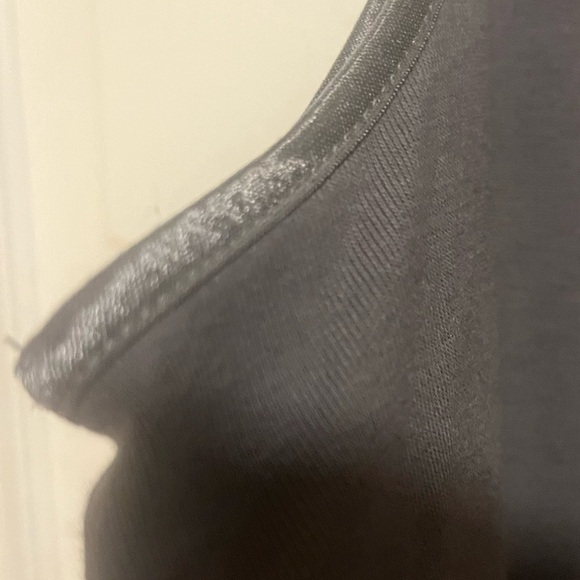 Ella Women's Charcoal Muscle Tee - Picture 3 of 5